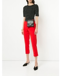 Черная поясная сумка от Chanel Vintage