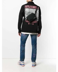 Мужская черная поясная сумка от Off-White