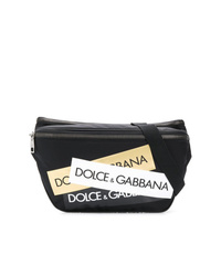 Мужская черная поясная сумка от Dolce & Gabbana