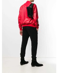 Мужская черная поясная сумка от Philipp Plein