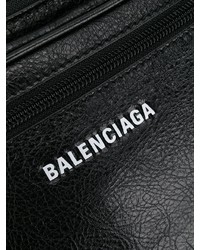 Мужская черная поясная сумка от Balenciaga