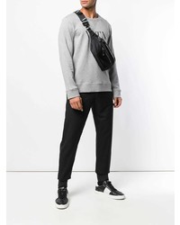 Мужская черная поясная сумка от Valentino