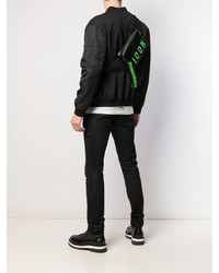 Мужская черная поясная сумка от DSQUARED2