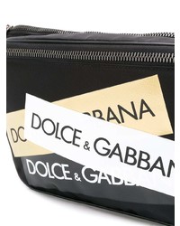 Мужская черная поясная сумка от Dolce & Gabbana