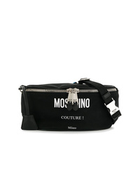 Мужская черная поясная сумка от Moschino
