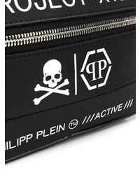 Мужская черная поясная сумка от Philipp Plein