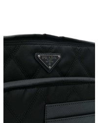 Мужская черная поясная сумка от Prada