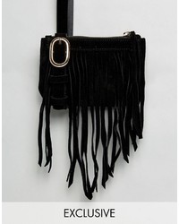 Черная поясная сумка от Reclaimed Vintage
