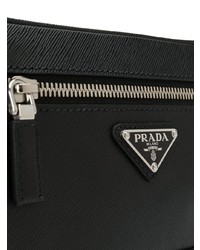 Мужская черная поясная сумка от Prada