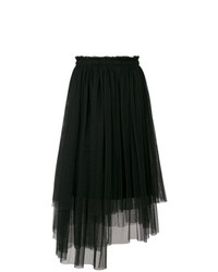Черная пышная юбка из фатина от MSGM