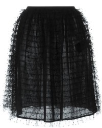 Черная пышная юбка из фатина от RED Valentino