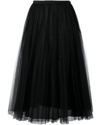 Черная пышная юбка из фатина от Valentino