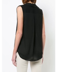 Женская черная рубашка без рукавов от L'Agence