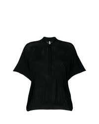 Женская черная рубашка поло от Boboutic