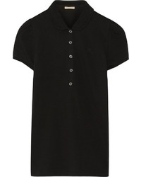 Женская черная рубашка поло от Burberry