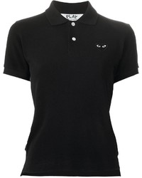 Женская черная рубашка поло от Comme des Garcons