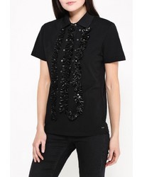 Женская черная рубашка поло от Diesel