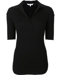Женская черная рубашка поло от Helmut Lang