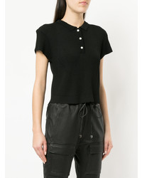 Женская черная рубашка поло от Manning Cartell
