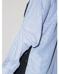 Мужская черная рубашка с длинным рукавом в стиле пэчворк от Comme Des Garcons SHIRT