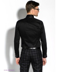 Мужская черная рубашка с длинным рукавом от Alex DANDY