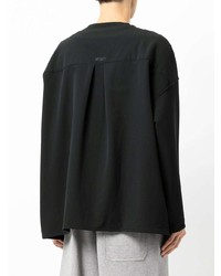 Мужская черная рубашка с длинным рукавом от Off Duty