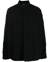 Мужская черная рубашка с длинным рукавом от Andrea Ya'aqov
