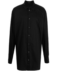 Мужская черная рубашка с длинным рукавом от Ann Demeulemeester