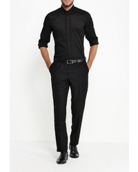 Мужская черная рубашка с длинным рукавом от Antony Morato