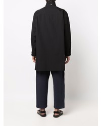 Мужская черная рубашка с длинным рукавом от Yohji Yamamoto