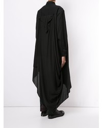 Мужская черная рубашка с длинным рукавом от Yohji Yamamoto