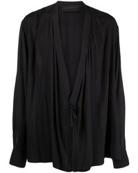 Мужская черная рубашка с длинным рукавом от Atu Body Couture