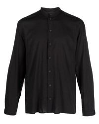 Мужская черная рубашка с длинным рукавом от Atu Body Couture