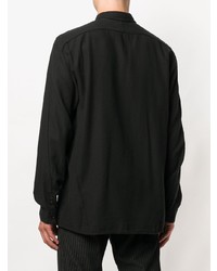 Мужская черная рубашка с длинным рукавом от Transit