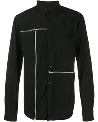Мужская черная рубашка с длинным рукавом от Black Comme Des Garçons