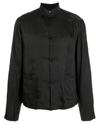 Мужская черная рубашка с длинным рукавом от Black Comme Des Garçons