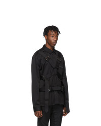 Мужская черная рубашка с длинным рукавом от Mastermind World