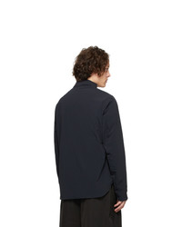 Мужская черная рубашка с длинным рукавом от Descente Allterrain
