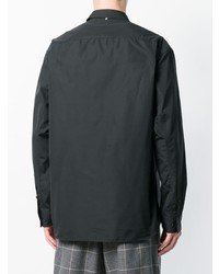 Мужская черная рубашка с длинным рукавом от Oamc