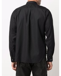 Мужская черная рубашка с длинным рукавом от Black Comme Des Garçons