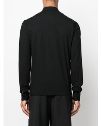 Мужская черная рубашка с длинным рукавом от Herno