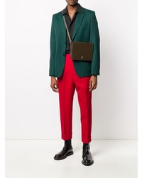 Мужская черная рубашка с длинным рукавом от Ami Paris