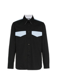 Мужская черная рубашка с длинным рукавом от Calvin Klein 205W39nyc