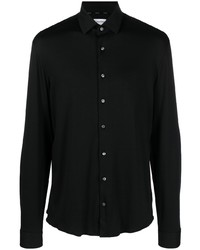Мужская черная рубашка с длинным рукавом от Calvin Klein