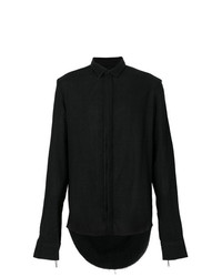 Мужская черная рубашка с длинным рукавом от Cedric Jacquemyn