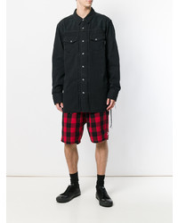 Мужская черная рубашка с длинным рукавом от Mastermind Japan