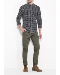 Мужская черная рубашка с длинным рукавом от Chromosome