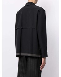 Мужская черная рубашка с длинным рукавом от Off Duty