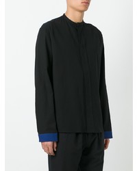 Мужская черная рубашка с длинным рукавом от Haider Ackermann