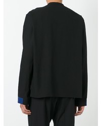 Мужская черная рубашка с длинным рукавом от Haider Ackermann